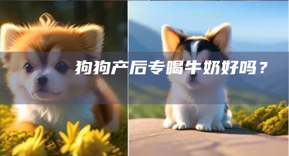 狗狗产后专喝牛奶好吗？