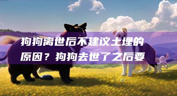 狗狗离世后不建议土埋的原因？狗狗去世了之后要