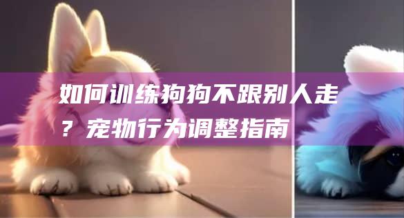 如何训练狗狗不跟别人走?宠物行为调整指南