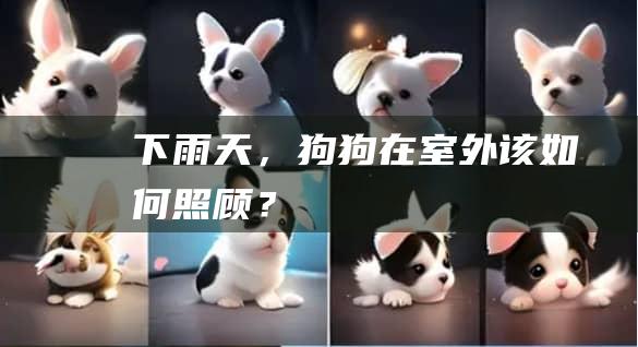 下雨天,狗狗在室外该如何照顾?