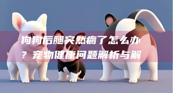 狗狗后腿突然瘸了怎么办?宠物健康问题解析与解