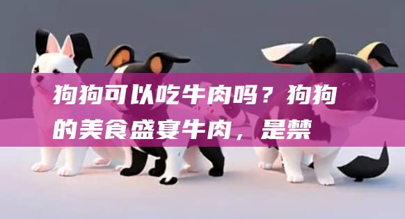 狗狗可以吃牛肉吗？狗狗的美食盛宴牛肉，是禁